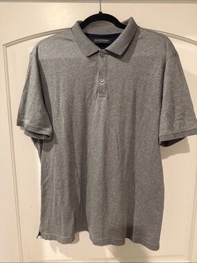 Banana Republic Men’s Heather Gray Polo Shirt
